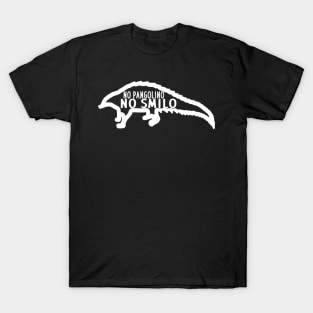 Pangolin saying smile nature pangolin animal T-Shirt